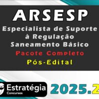 ARSESP (Especialista de Suporte à Regulação Saneamento Básico) 2025