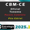 CBM CE Oficial Tenente Pos Edital Pacote Completo Estrategia 2025.2
