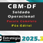 CBM-DF (Soldado - Operacional) Pacotaço - Pacote Teórico + Pacote Passo Estratégico (Pós-Edital) - Estrategia 2025.2