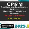 CPRM Analista em Geociências Análise e Desenvolvimento de Sistemas 2025