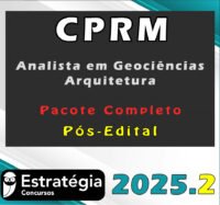 CPRM Analista em Geociências Arquitetura