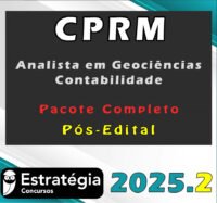 CPRM Analista em Geociências Contabilidade