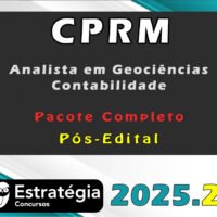 CPRM Analista em Geociências Contabilidade
