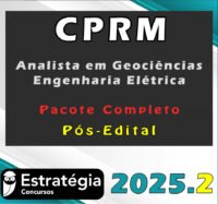 CPRM Analista em Geociências Engenharia Elétrica