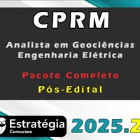 CPRM Analista em Geociências Engenharia Elétrica