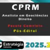 CPRM CPRM (Analista em Geociências Direito) Pós Edital Pacote Completo Estrategia 2025.2