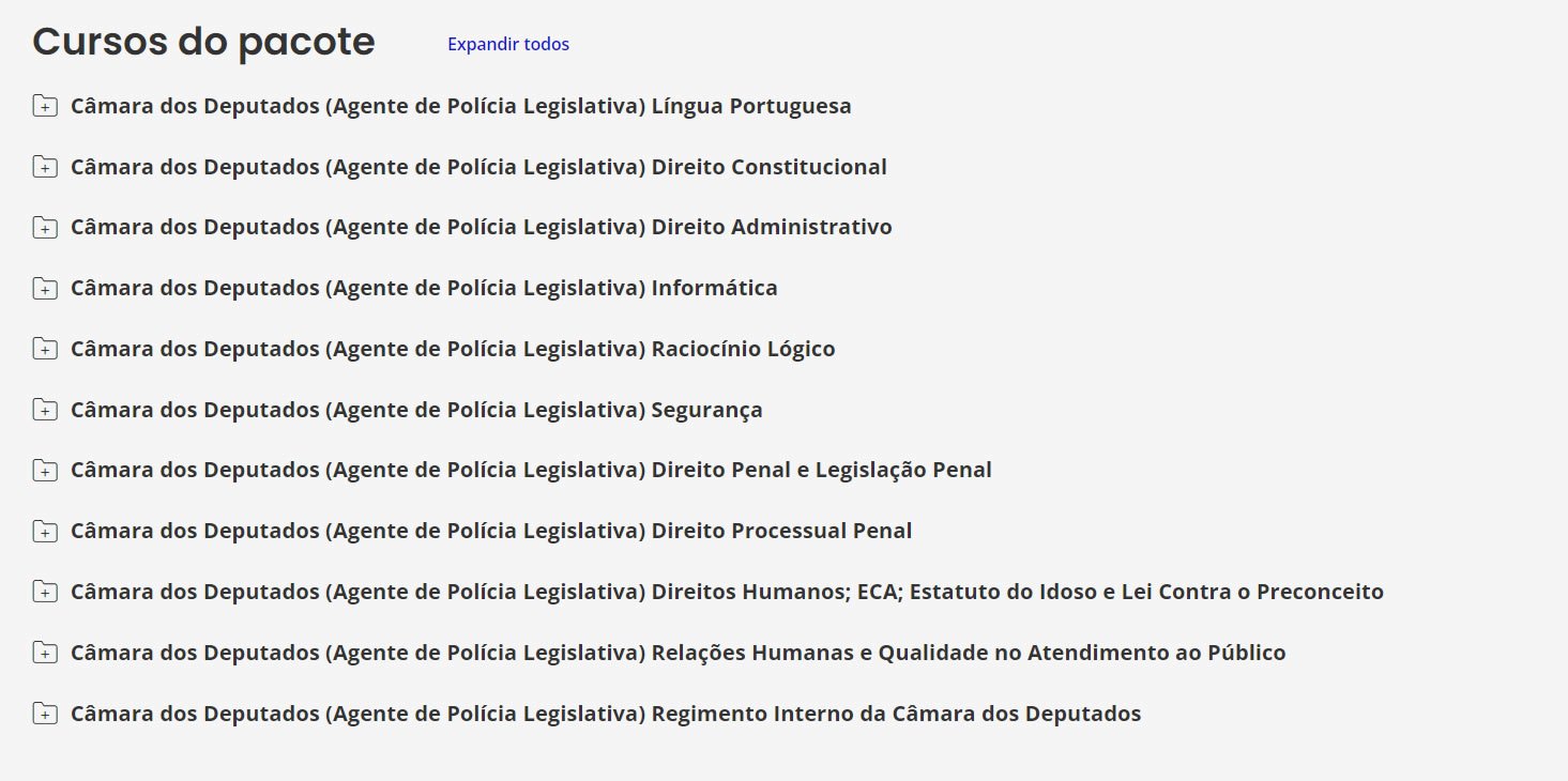 Câmara dos Deputados (Agente de Polícia Legislativa) 2025