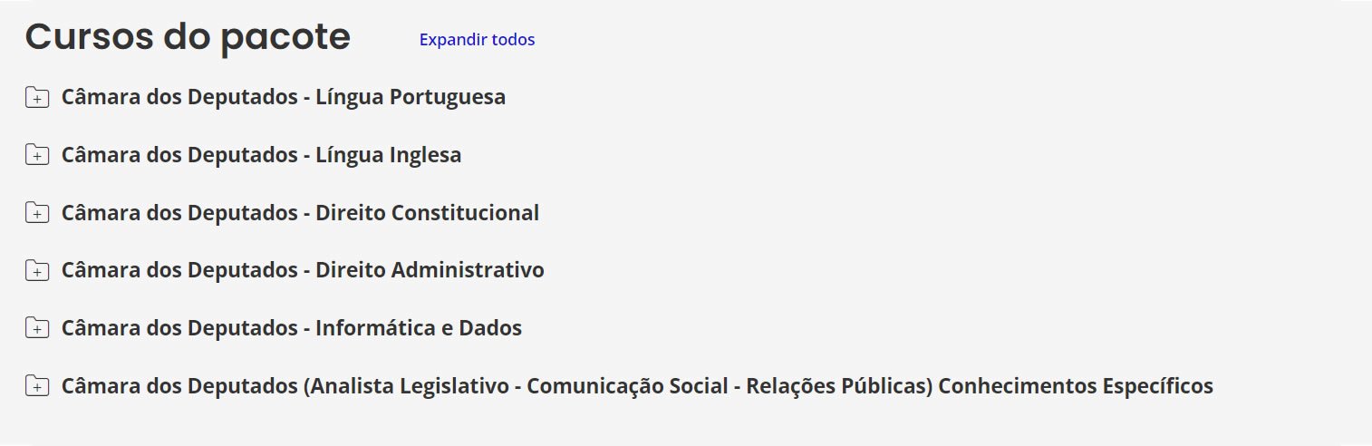 Câmara dos Deputados Analista Legislativo Comunicação Social Relações Públicas 2025