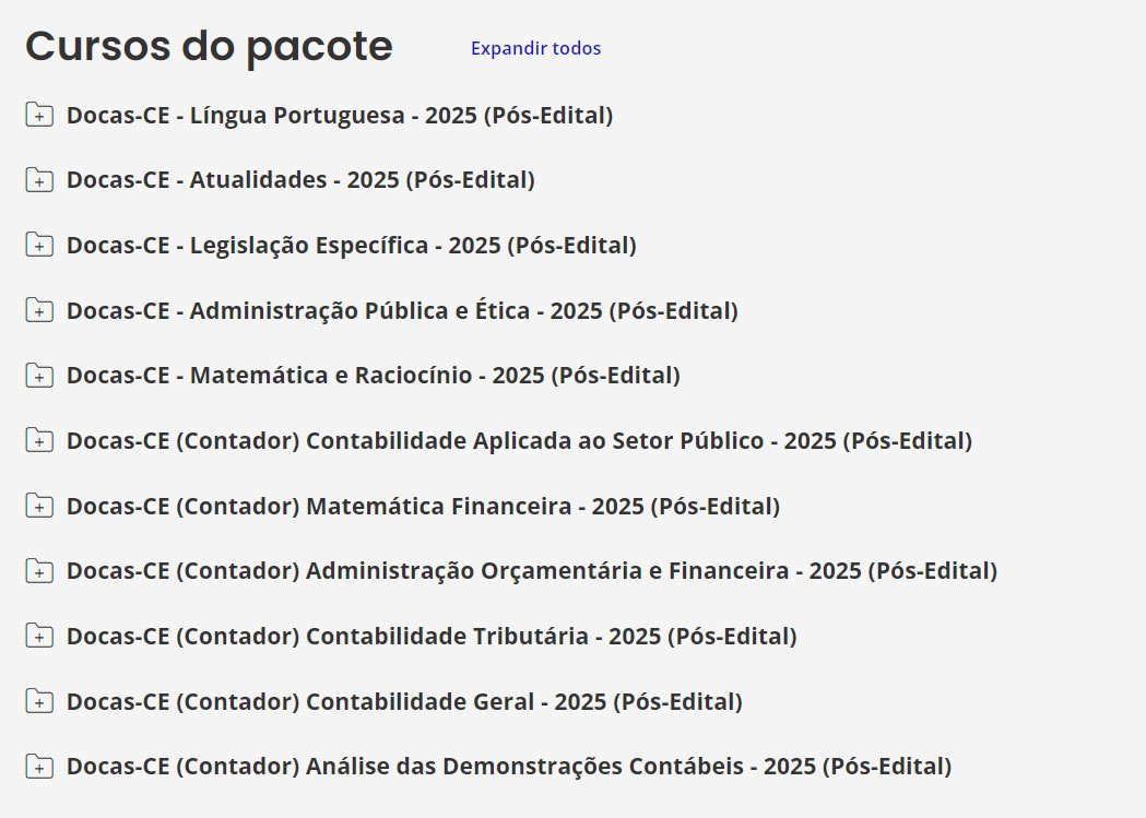 Docas CE Contador 2025