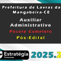 Prefeitura de Lavras da Mangabeira CE (Auxiliar Administrativo) 2025