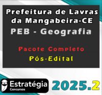Prefeitura de Lavras da Mangabeira CE (PEB Geografia) 2025