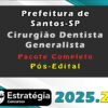 Prefeitura de Santos SP Cirurgiao Dentista Generalista