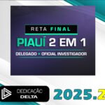 RETA FINAL PC-PI 2 EM 1 - DELEGADO E INVESTIGADOR DE POLÍCIA- Dedicação Delta 2025.2