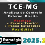 TCE-MG Analista de Controle Externo - Direito) Pacotaço - Pacote Teórico + Pacote Passo Estratégico  - Estrategia 2025.2