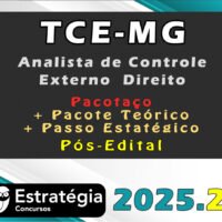 TCE MG Analista de Controle Externo Direito