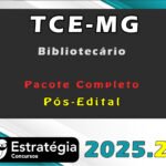 TCE-MG (Bibliotecário) Pacote Completo  - Estrategia 2025.2