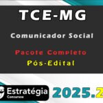 TCE-MG (Comunicador Social) Pacote Completo  - Estrategia 2025.2