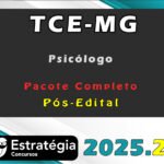 TCE-MG (Psicólogo) Pacote Completo  - Estrategia 2025.2