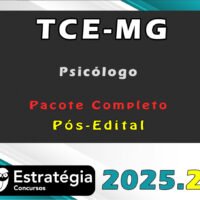 TCE MG psicologo 2025