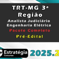 TRT MG 3ª Região Analista Judiciário Engenharia Elétrica 2025