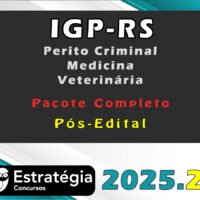 igp rs perito criminal Medicina veterinaria 2025