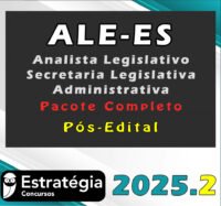 ALE ES Analista Legislativo Secretaria Legislativa Administrativa