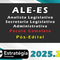 ALE ES Analista Legislativo Secretaria Legislativa Administrativa