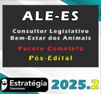 ALE ES Consultor Legislativo Bem Estar dos Animais