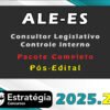 ALE ES Consultor Legislativo Controle Interno
