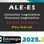 ALE-ES (Consultor Legislativo - Processo Legislativo) - Pós-Edital - Pacote Completo - Estrategia 2025.2