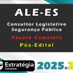 ALE-ES (Consultor Legislativo - Segurança Pública) - Pós-Edital - Pacote Completo - Estrategia 2025.2