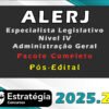 ALERJ Especialista Legislativo Nível IV Administração Geral
