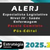 ALERJ Especialista Legislativo Nível IV Saúde Enfermagem