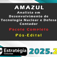 AMAZUL Analista em Desenvolvimento de Tecnologia Nuclear e Defesa Contador 2025