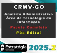 CRMV GO Analista Administrativo Área de Tecnologia da Informação