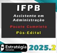 IFPB Assistente em Administração 2025