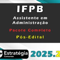 IFPB Assistente em Administração 2025