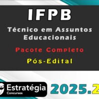 IFPB Técnico em Assuntos Educacionais) +2025