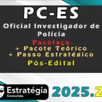 PC ES (Oficial Investigador de Polícia) 2025
