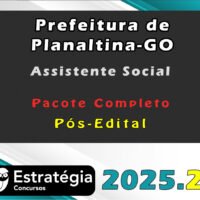 Prefeitura de Planaltina GO Assistente Social 2025