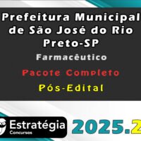 Prefeitura de São José do Rio Preto SP Farmacêutico