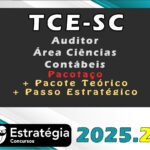 TCE-SC (Auditor - Área Ciências Contábeis) - Pacotaço- Estrategia 2025.2
