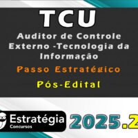 TCU (Auditor de Controle Externo Tecnologia da Informação)passo