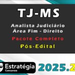 TJ-MS (Analista Judiciário - Área Fim - Direito) - Pós-Edital - Pacote Completo - Estrategia 2025.2