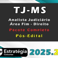 TJ MS (Analista Judiciário Área Fim Direito) 2025