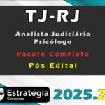 TJ-RJ (Analista Judiciário - Psicólogo) - Pacote Completo - Pós-Edital - Estrategia 2025.2