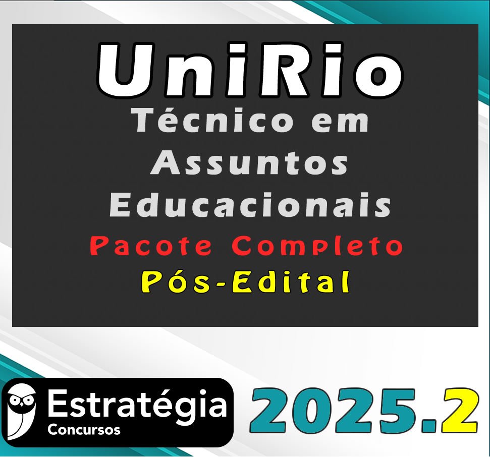 UniRio Técnico em Assuntos Educacionais