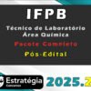 ifpb Técnico de Laboratório Área Química 2025