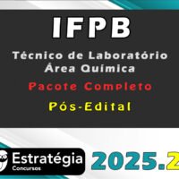 ifpb Técnico de Laboratório Área Química 2025