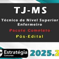tj ms Técnico de Nível Superior Enfermeiro 2025